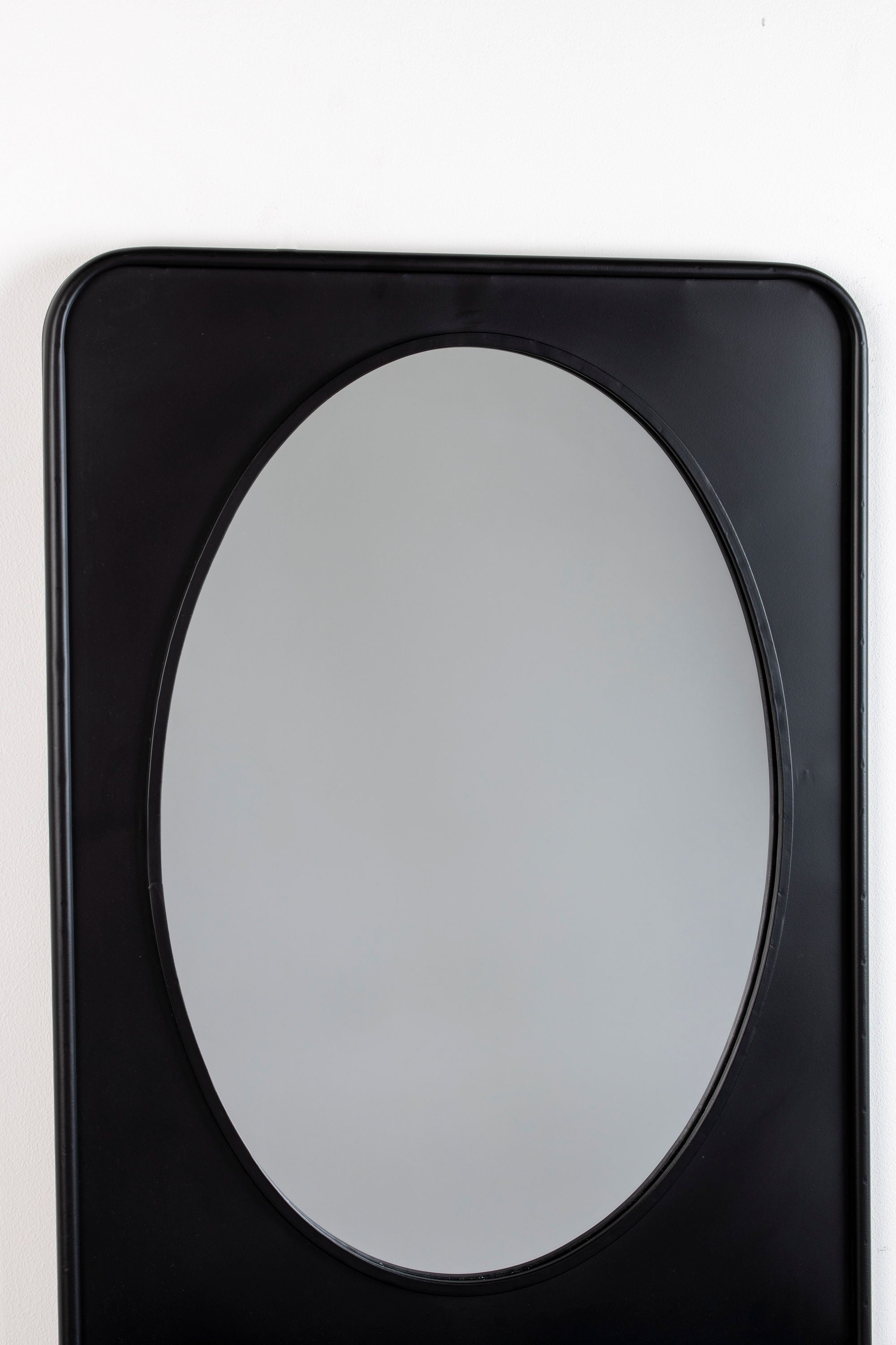 Pascal Black Shelf Wall Mirror Medium